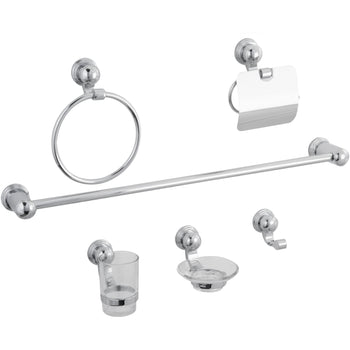 JUEGO ACCESORIOS 1200 CROMO