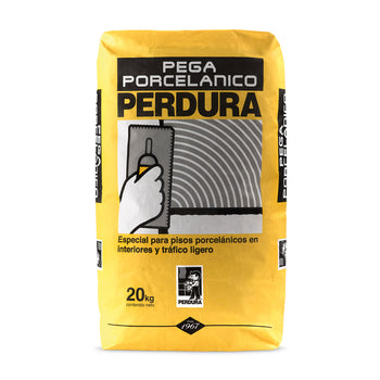 ADHESIVO PEGA PORCELANICO GRIS 20KG