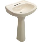 LAVABO Y PEDESTAL JAZMIN MARFIL