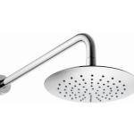 REGADERA VERMONT DE PLATO REDONDO DE 20 CM CON BRAZO Y CHAPETÓN 2095B