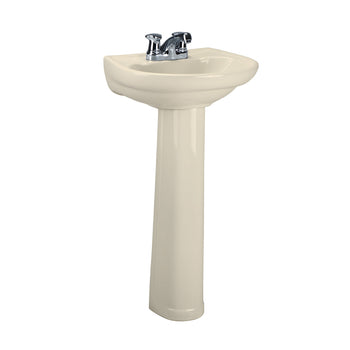 LAVABO Y PEDESTAL CIVIC HUESO